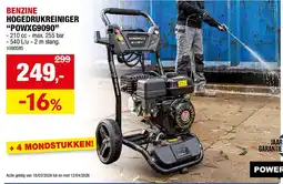 Hubo BENZINE HOGEDRUKREINIGER “POWXG9090” aanbieding