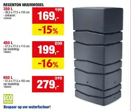 Hubo REGENTON MUURMODEL 350 L aanbieding