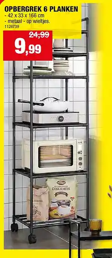 Hubo OPBERGREK 6 PLANKEN aanbieding