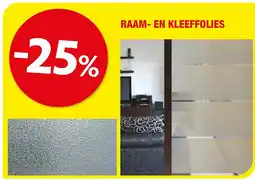 Hubo RAAM- EN KLEEFFOLIES aanbieding