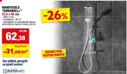 Hubo WANDTEGELS “DUMAWALL+” 37,5 x 65 cm aanbieding