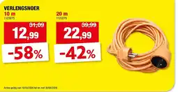 Hubo VERLENGSNOER 10 m aanbieding