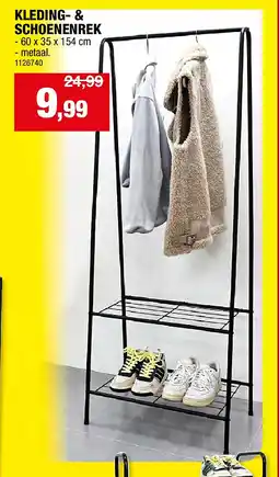 Hubo KLEDING- & SCHOENENREK aanbieding