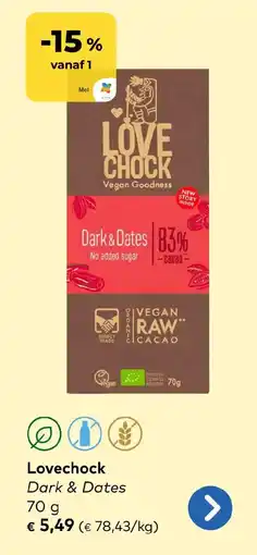 Bio Planet Lovechock dark & dates aanbieding
