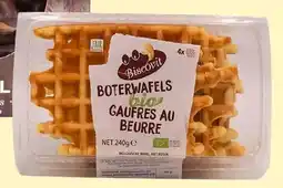 Bio Planet Biscovit speltwafels met chocolade aanbieding