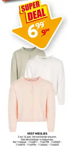 Trafic Vest meisjes aanbieding