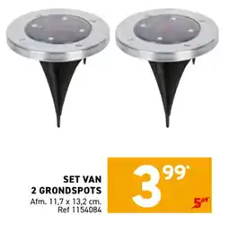 Trafic Set van 2 grondspots aanbieding