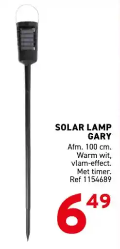 Trafic Solar lamp gary aanbieding