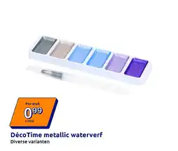 Action Déco Time metallic waterverf aanbieding
