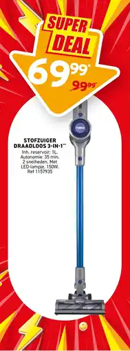 Trafic Stofzuiger draadloos 3-in-1 aanbieding