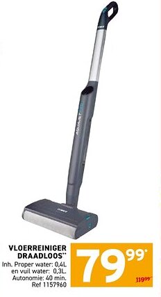 Trafic Vloerreiniger draadloos aanbieding