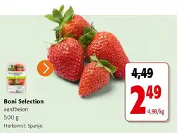 Colruyt Boni Selection aardbeien 500 g aanbieding