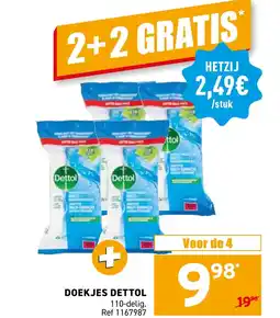 Trafic Doekjes dettol aanbieding