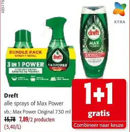 Colruyt Dreft Max Power Original 730 ml aanbieding