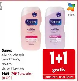 Colruyt Sanex Anti-Dryness aanbieding