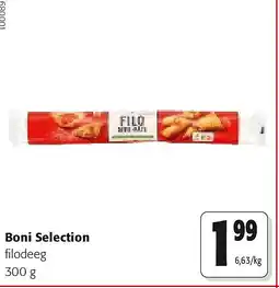 Colruyt Boni Selection filodeeg 300 g aanbieding