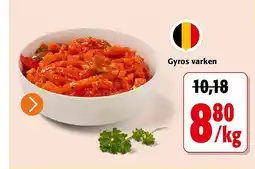 Colruyt Gyros varken aanbieding