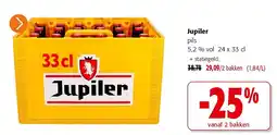 Colruyt Jupiler pils 5,2 % vol 24 x 33 cl aanbieding