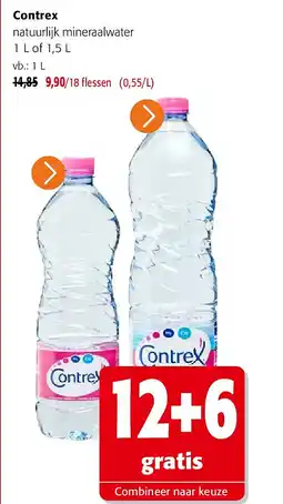 Colruyt Contrex 1 L aanbieding