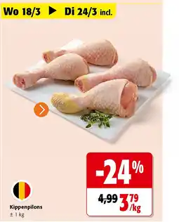 Colruyt Kippenpilons aanbieding