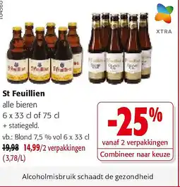 Colruyt St Feuillien Blond 7,5 % vol 6 x 33 cl aanbieding