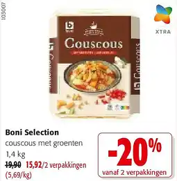 Colruyt Boni Selection couscous met groenten 1,4 kg aanbieding