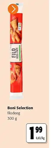 Colruyt Boni Selection filodeeg 300 g aanbieding