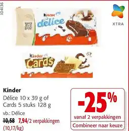 Colruyt Kinder Délice aanbieding