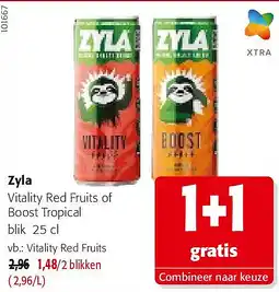 Colruyt Zyla Vitality Red Fruits aanbieding