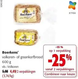 Colruyt Boerkens’ Volkoren aanbieding