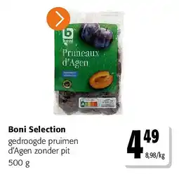 Colruyt Boni Selection gedroogde pruimen d’Agen zonder pit 500 g aanbieding