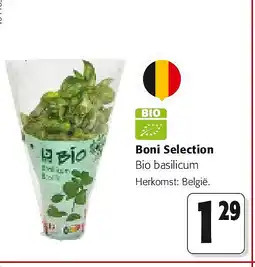 Colruyt Boni Selection Bio basilicum aanbieding