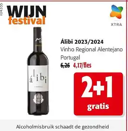 Colruyt Álibi 2023/2024 Vinho Regional Alentejano Portugal aanbieding