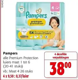 Colruyt Pampers Maat 4 26 stuks aanbieding