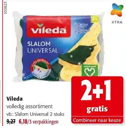 Colruyt Vileda Slalom Universal 2 stuks aanbieding