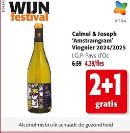 Colruyt Calmel & Joseph ‘Amstramgram’ Viognier 2024/2025 aanbieding