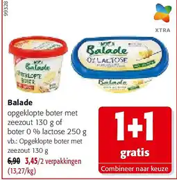 Colruyt Balade Opgeklopte boter met zeezout 130 g aanbieding