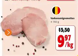 Colruyt Varkensmignonettes aanbieding