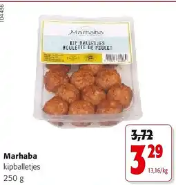 Colruyt Marhaba kipballetjes 250 g aanbieding