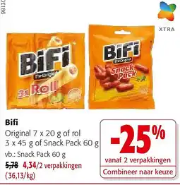 Colruyt Bifi Snack Pack 60 g aanbieding