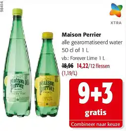 Colruyt Maison Perrier Forever Lime 1 L aanbieding