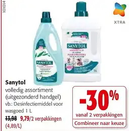 Colruyt Sanytol Desinfectiemiddel voor wasgoed 1 L aanbieding