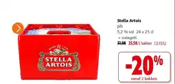 Colruyt Stella Artois pils 5,2 % vol 24 x 25 cl aanbieding