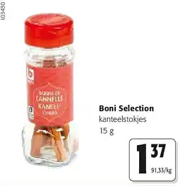Colruyt Boni Selection kanteelstokjes 15 g aanbieding