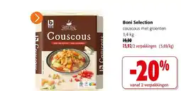 Colruyt Boni Selection couscous met groenten 1,4 kg aanbieding