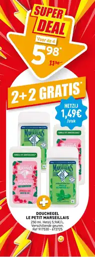 Trafic Douchegel Le Petit Marseillais aanbieding