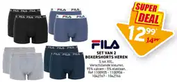 Trafic Set van 2 Boxershorts Heren aanbieding