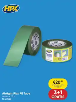 Toolstation HPX Airtight Flex PE Tape aanbieding