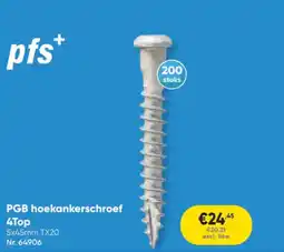 Toolstation pfs PGB hoekankerschroef 4Top aanbieding