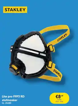 Toolstation Stanley Lite pro FFP3 RD stofmasker aanbieding